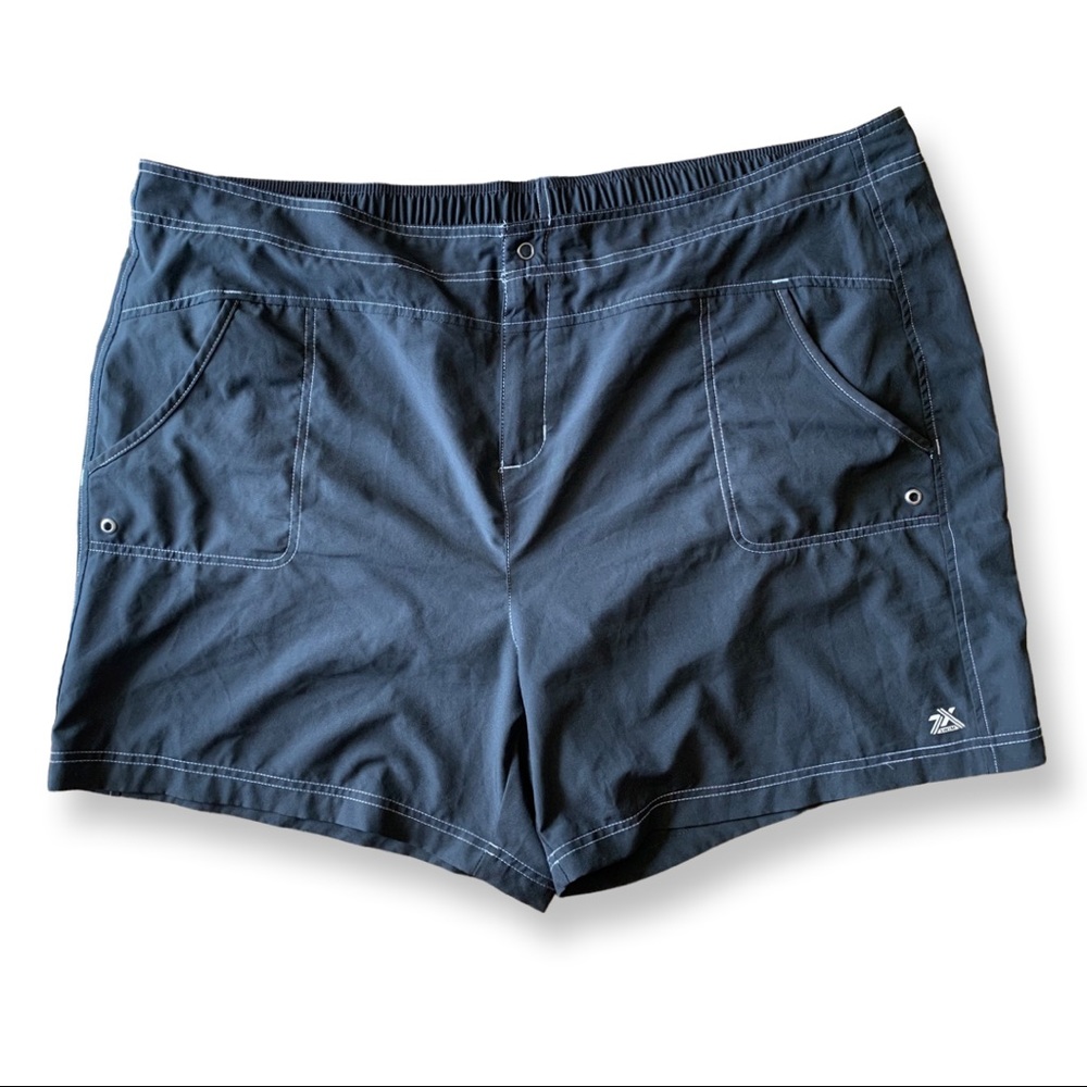 ZeroXposure Womens Swimsuit Shorts Black 3x